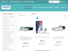 Tablet Screenshot of homemedstore.com